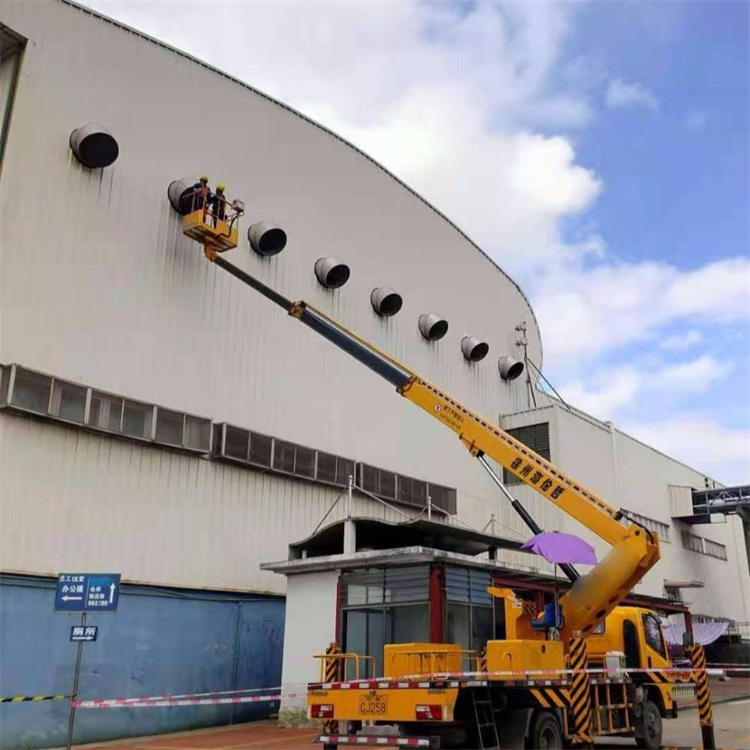 岱岳高空作业车出租服务：专业广告牌安装解决方案