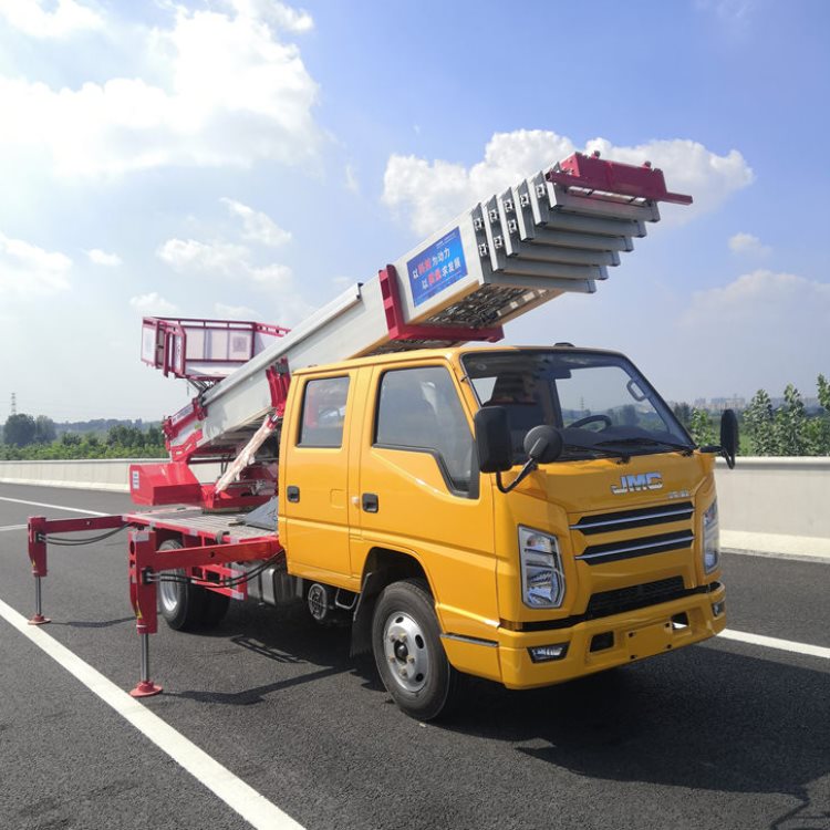 岱岳出租云梯车电话 水泥上楼